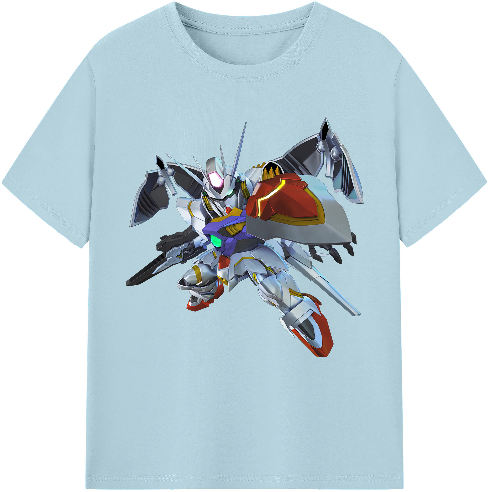 （画像用） 機動戦士ガンダム Mobile Suit Gundam 綿100％半袖Tシャツ（フロントプリント）